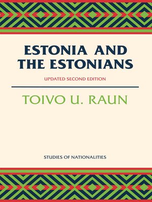 cover image of Estonia and the Estonians